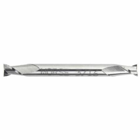 Morse End Mill, Center Cutting Double End Stub Length, Series 4571, 564 Cutter Dia, 2 Overall Length, 44329